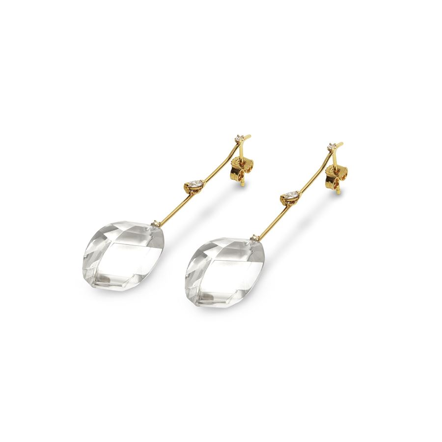 'Amo' earrings with marquise AMI | OR6 CDR MNDRLAU18G CT 0,26